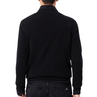 Pull Noir Homme Lacoste Pull Lacoste AH2193 vue 2
