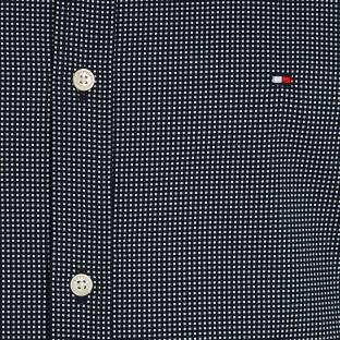 Chemise Marine Homme Tommy Hilfiger Micro Print vue 3