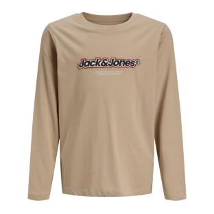 T-Shirt Beige Garçon Jack & Jones Nohos vue 0