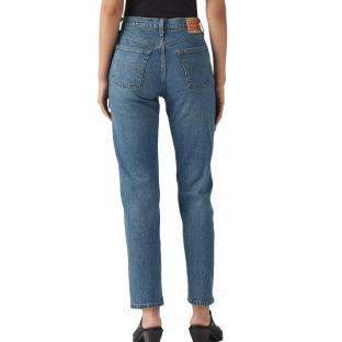 Jean 501 Bleu Clair Femme Levi's Original Cropped vue 0
