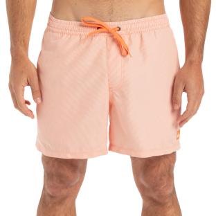 Short de bain Rouge Homme Quiksilver Deluxe 15 pas cher