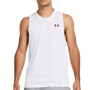 Débardeur Blanc Homme Under Armour Tech vue 0