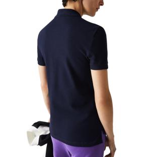 Polo Marine Femme Lacoste Polo PF7839-240 vue 2