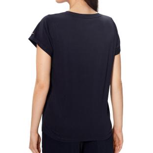 T-Shirt Marine Femme Tommy Hilfiger Sleeve vue 0