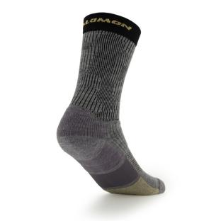 X1 Paire de Chaussettes Noir/Vert Femme Salomon X Ultra Crew vue 0
