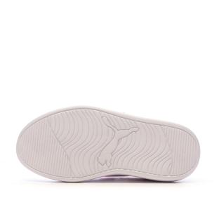 Baskets Roses Fille Puma Courtflex vue 5