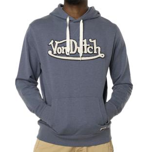 Sweat Bleu Grisé Homme Von Dutch BRANDO pas cher