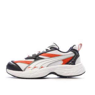 Baskets Blanc/Rouge Garçon Puma Morphic Earthy vue 0