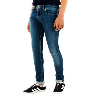 Jean Slim Bleu Foncé Garçon Kaporal VOZH vue 0