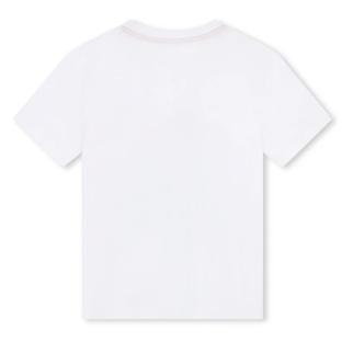 T-Shirt Blanc Garçon Junior Timberland T60090 vue 0