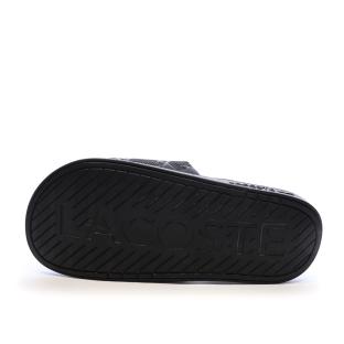 Claquettes Noir Homme Lacoste Serve Slide Dual 1251 vue 0