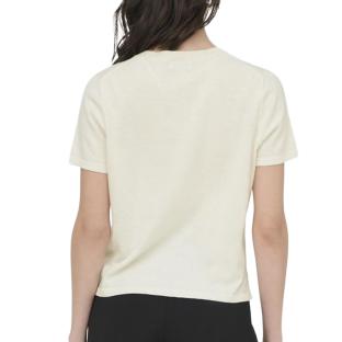 T-Shirt Blanc Femme JDY Bodil vue 0