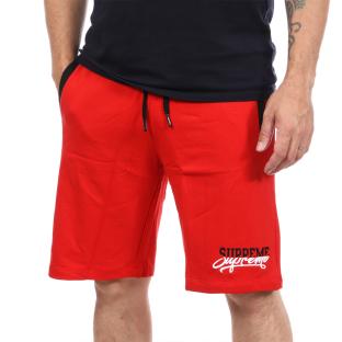 Short Jogging Rouge Homme Supreme Grip Basit pas cher
