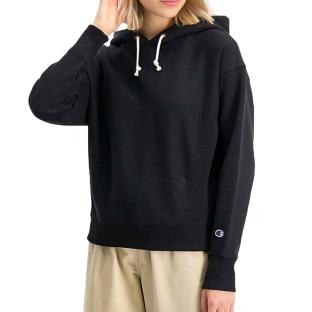 Sweat Noir Femme Champion Reverse 112724 pas cher