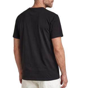 Camiseta negra para hombre G-Star Raw Chestes ver 0