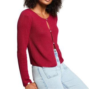 Gilet Rouge Femme Morgan MIZOR pas cher