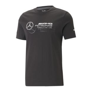 T-shirt Noir Homme Puma Mercedes Fd Mapf1 Logo pas cher