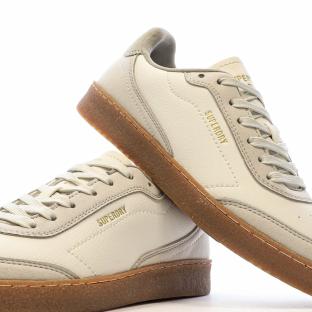 Baskets Blanche/Grise Femme Superdry Retro Sleek vue 7