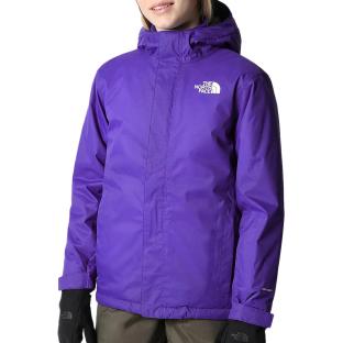 Manteau Violet Garçon The North Face Teen Snowquest pas cher