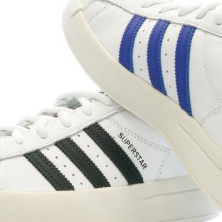 Baskets Blanches Garçon Adidas Superstar Ayoon W vue 7