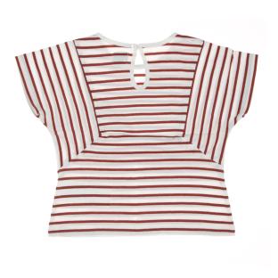 T-Shirt Blanc/Rose Fille EOM Tuner vue 2