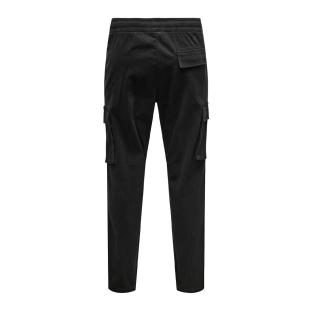 Pantalon Cargo Noir Homme Only & Sons Onscam Linus vue 2