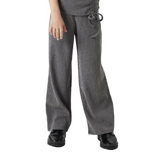 Pantalon Fluide Gris Fille Vero Moda Luna pas cher