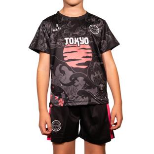 Ensemble Noir/Rose Enfant Sport Zone Tokyo vue 0