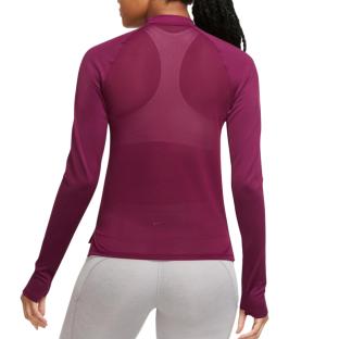 T-shirt Violet Femme Nike Midlayer vue 2