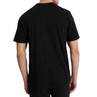 T-shirt Noir Homme Fila Soft Plastisol vue 2