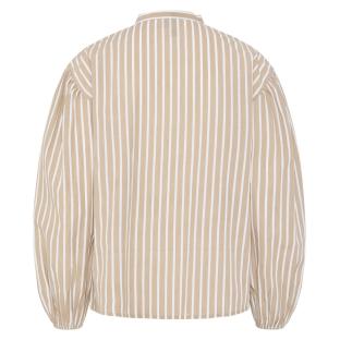 Blouse Blanc/Beige Femme Pieces Lilia vue 2