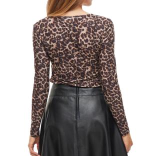 Top Léopard Femme Vila Leoa vue 2