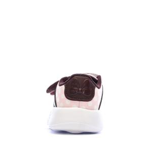 Baskets Rose Bébé Fille Adidas Minnie Grand Court vue 0