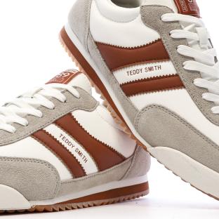 Teddy Smith Men's Brown/White Sneakers 120503 Photo of the Espace des Marques %store% store - view of %key%