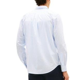 Chemise Bleu/Blanche Homme Tommy Hilfiger Poplin vue 0