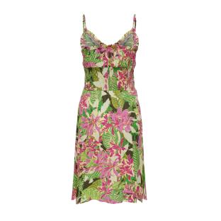 Robe Rose/Vert Femme Only Singlet vue 0