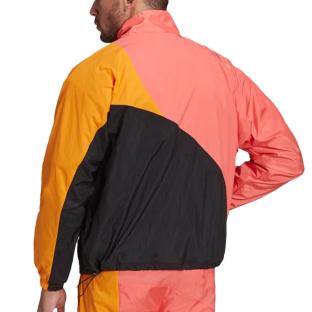 Veste Rose/Noir/Orange Homme Adidas Colorblock vue 2
