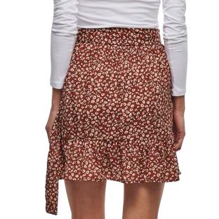 Jupe Marron à fleurs Femme Only Olivia vue 2