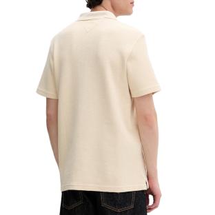 Beiges Herren-Polohemd von Tommy Hilfiger mit Waffle-Label Ansicht 0