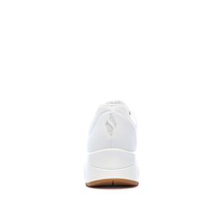 Baskets Blanches Femme Skechers Uno Stand On Air vue 3