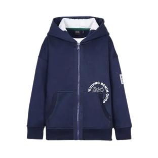 Sweat Zippé Marine Garçon Kaporal Campus vue 0