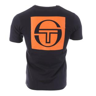 T-shirt Marine/Orange Homme Sergio Tacchini Squared vue 2