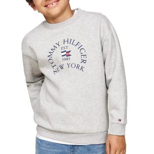 Sweat Gris Garçon Tommy Hilfiger Nautical pas cher