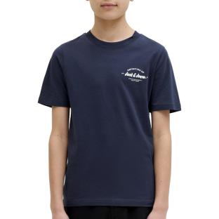 T-Shirt Marine Garçon Jack & Jones Brandon vue 0