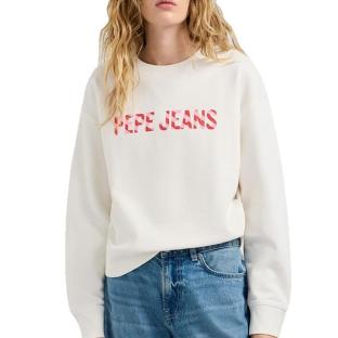 Weißes Damen-Sweatshirt von Pepe Jeans, Modell „Celeste Mousse“ Ansicht 0