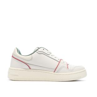 Baskets Blanches/Roses Femme Tommy Hilfiger Retro vue 2