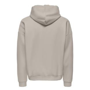 Sweat Zippé Beige Homme Only & Sons Chase vue 2