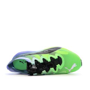 Chaussures de running Bleu/Vertes Femme Puma Fast-fwd vue 4