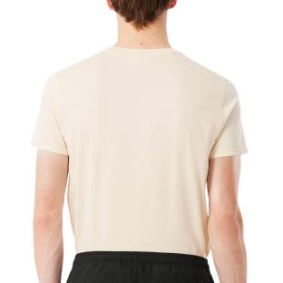 Camiseta amarilla pálida para hombre de Lacoste Pima ver 0