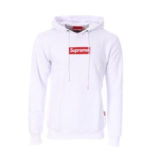 Sweat à Capuche Blanc/Rouge Homme Supreme Grip Diego pas cher